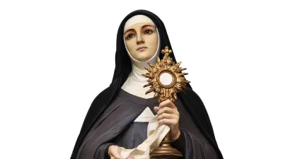 Santa Clara y el milagro Eucarístico contra los enemigos
