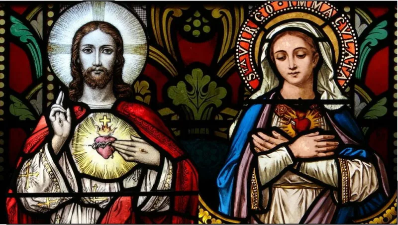 San Juan Eudes y la devoción  a los Sagrados Corazones de Jesús y de María