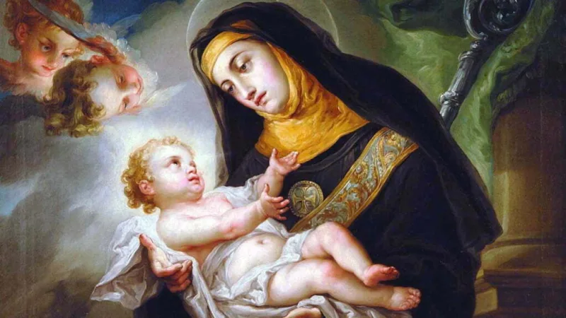 Santa Escolástica, Virgen