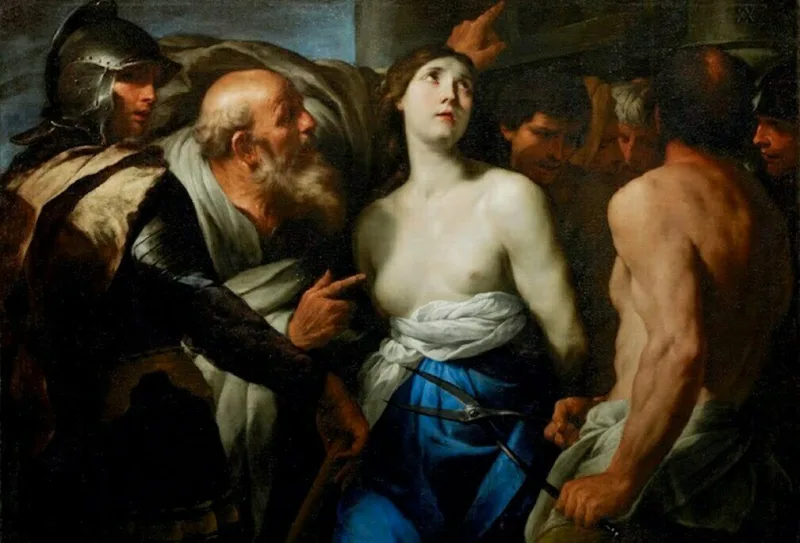 Santa Águeda. Ni halagos ni amenazas, nada puede contra una Esposa de Cristo