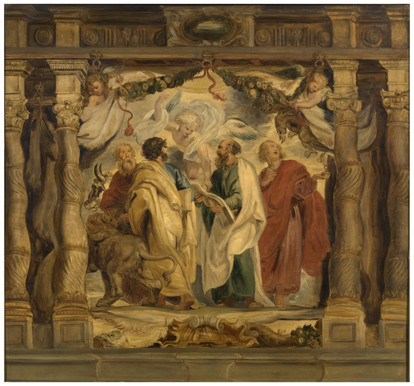 Los Evangelistas representados en el arte católico 