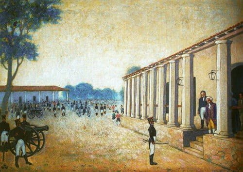 Independencia original intimacion velasco - Sobre la Independencia del Paraguay