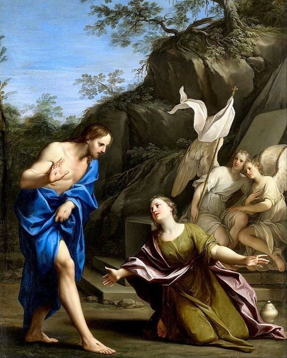 Jesus resucitado y Magdalena - El Dogma de la Resurrección de Jesucristo