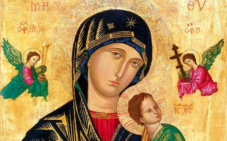 Nuestra Señora del Perpetuo Socorro, una imagen rica en simbolismo