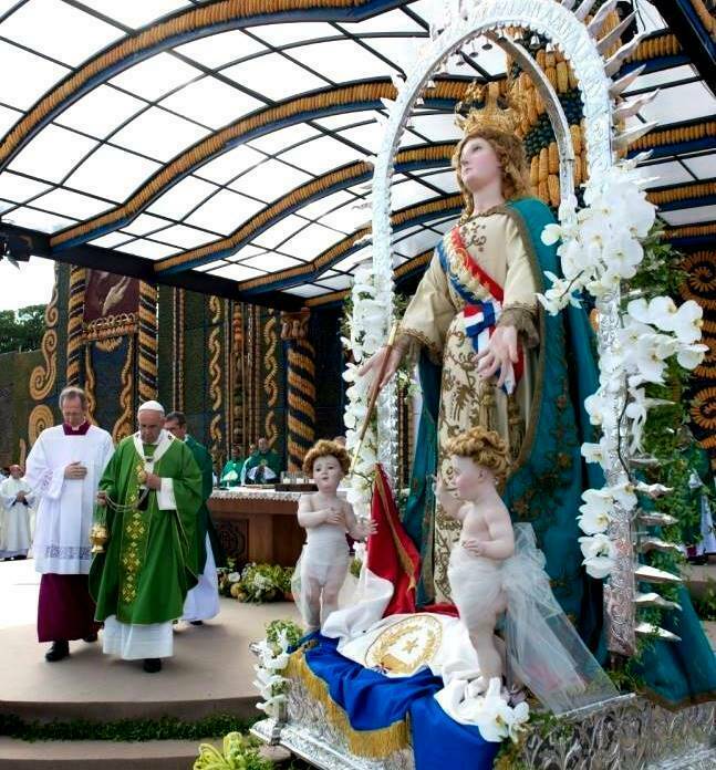 Papa Francisco en Paraguay 1 - Salve Señora de la Asunción