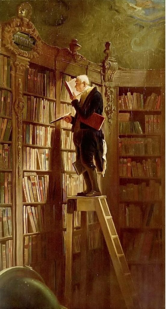biblioteca de hombres Lectura - Las bibliotecas familiares y la formación intelectual de los niños