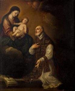 Virgen María y San Alfonso